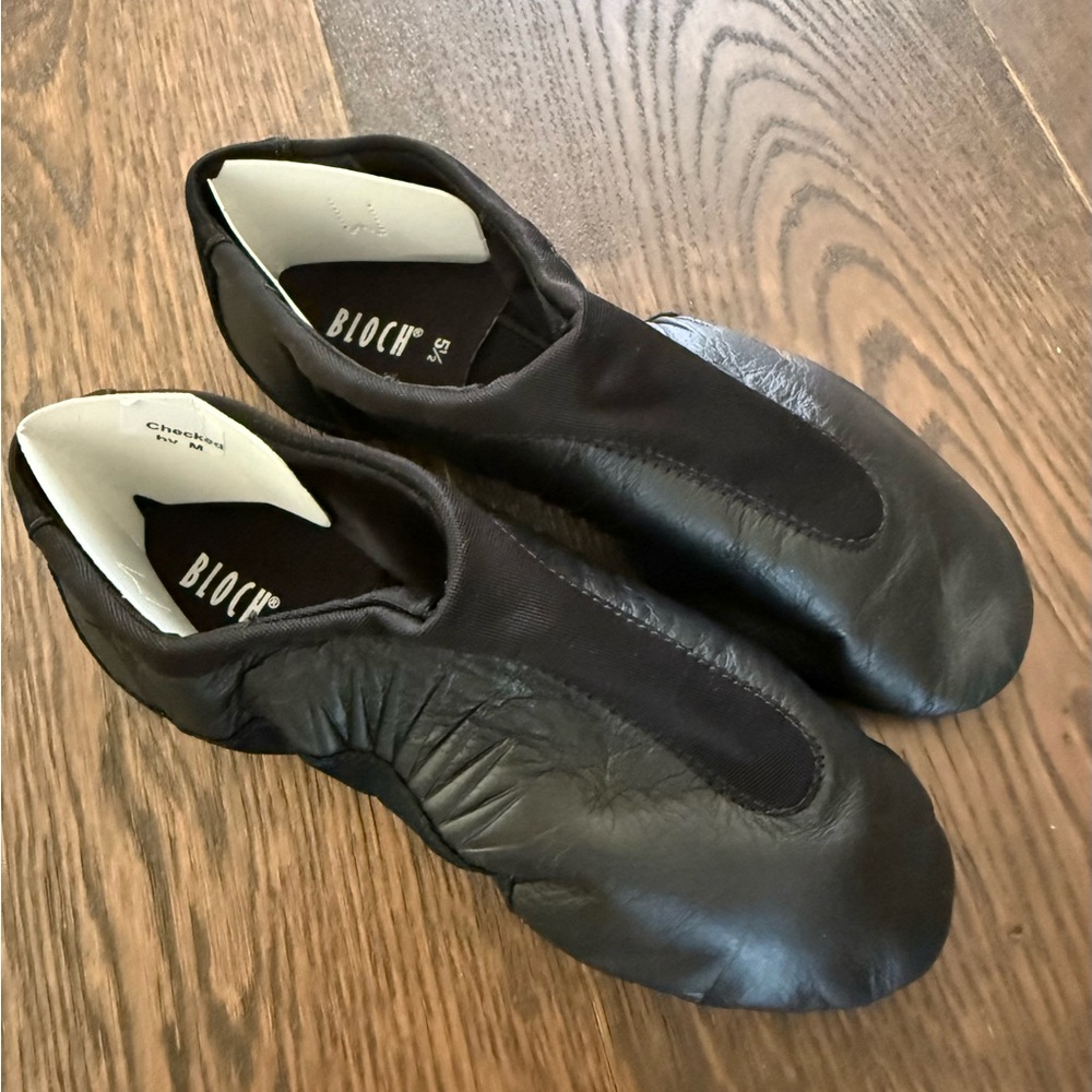 Bloch Adult Black Slip-On Pulse Jazz Shoes *New*